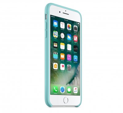 Apple iPhone 7 Plus / 8 Plus Silikonskal Original - Sea Blue, bild 4