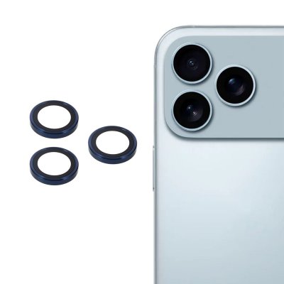 Kameraskydd i härdat glas för iPhone 17 Pro Max - Blå