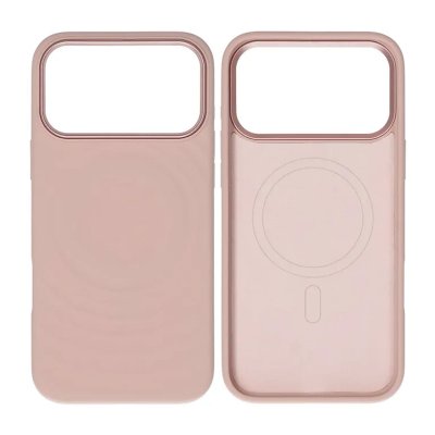 Mobilskal Silikon med Magsafe för iPhone 17 Pro Max - Rosa
