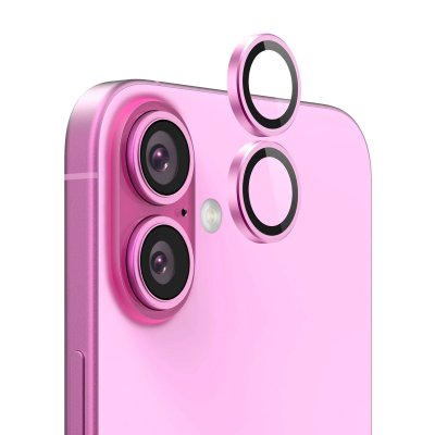 iPhone 16 Plus Kameralins med metallram - Lila