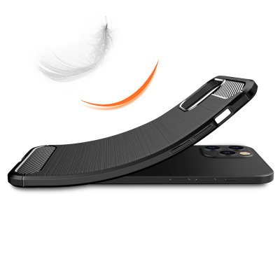 iPhone 12/12 Pro TPU Protective Skal - Röd Orange, bild 4