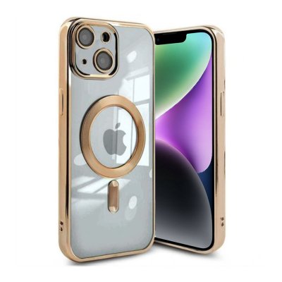 Luxury Mobilskal med Magsafe iPhone 13 - Guld