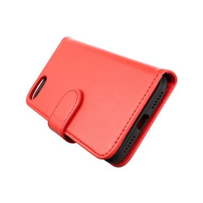 iPhone 7/8/SE 2020/2022 Plånboksfodral TPU Magnetisk PU-fodral - Röd