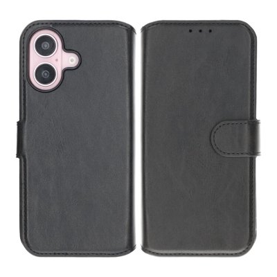 iPhone 16 Plus Plånboksfodral Magnet RV - Svart