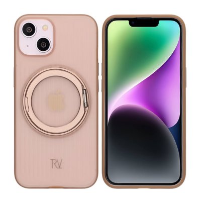 iPhone 13/14 RV Skal Roterande Magnet Stativ - Brons