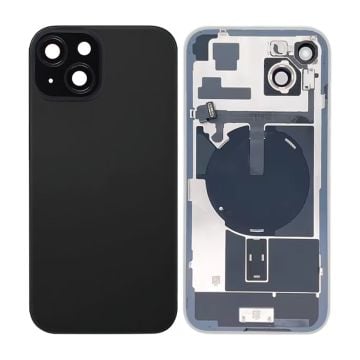 iPhone 15 Plus Baksida Glas OEM Svart med NFC-flex och smådelar