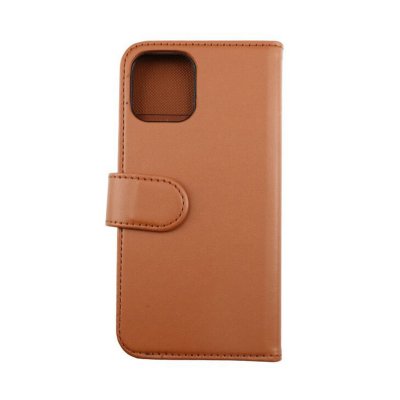 iPhone 12/12 Pro Plånboksfodral Extra Kortfack - Gyllenbrun