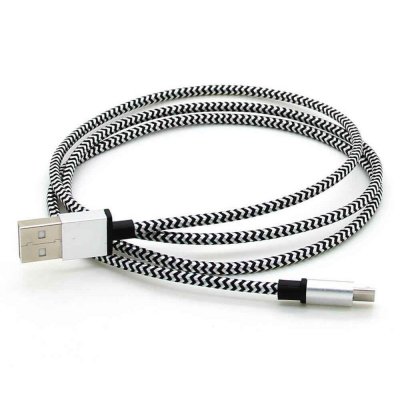 2M USB-C Kabel i Nylonfiber