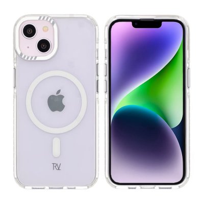 iPhone 13/14 RV Mobilskal Magnet Förstärkt - Vit
