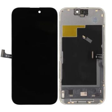 iPhone 15 Pro Soft OLED Display Högkvalitativ Svart (DD brand)