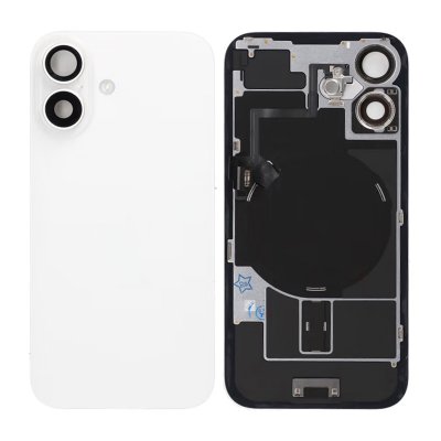 iPhone 16 Baksida Glas - Vit