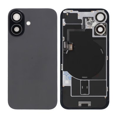 iPhone 16 Baksida Glas - Svart