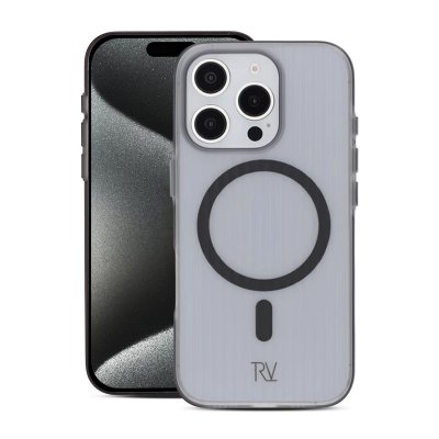 iPhone 16 Pro Max Mobilskal Korrugerad Magsafe RV - Svart