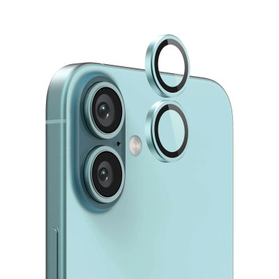 iPhone 16/16 Plus Lins Kameraskydd - Blå