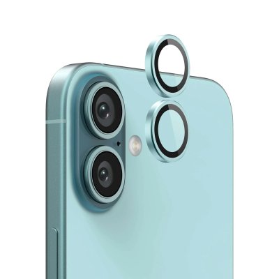 iPhone 16 Plus/16 Lins Kameraskydd - Blå