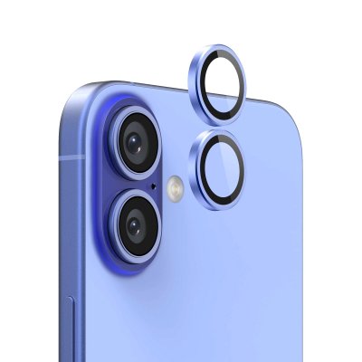 iPhone 16/16 Plus Lins Kameraskydd - Ljusblå