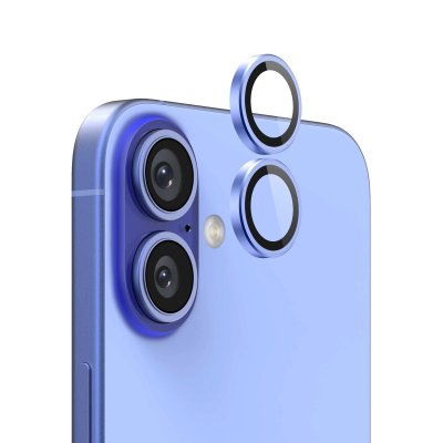 iPhone 16 Plus/16 Lins Kameraskydd - Ljusblå
