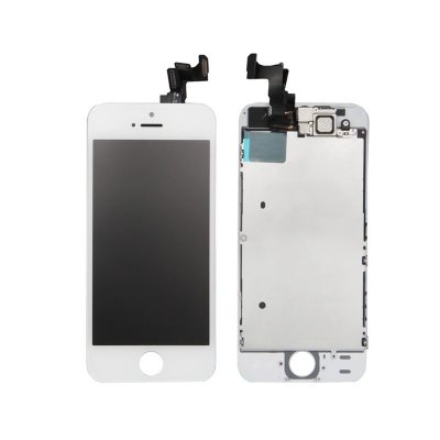 iPhone 5S komplett LCD Skärm med smådelar - Vit