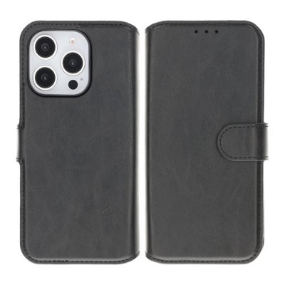iPhone 16 Pro Max Plånboksfodral Magnet RV - Svart