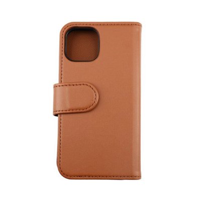 iPhone 13 Mini Plånboksfodral Magnet RV - Guldbrun