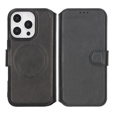 iPhone 16 Pro Max Plånboksfodral RV - Svart