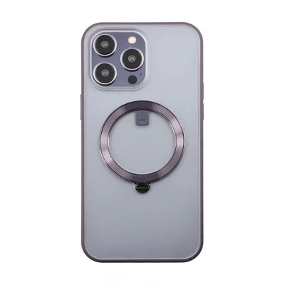 iPhone 14 Pro Max Skal med MagSafe Stativ RV - Lila
