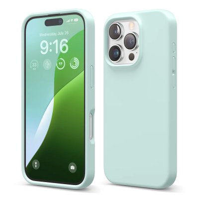 iPhone 16 Pro Max Mobilskal Silikon RV - Grön