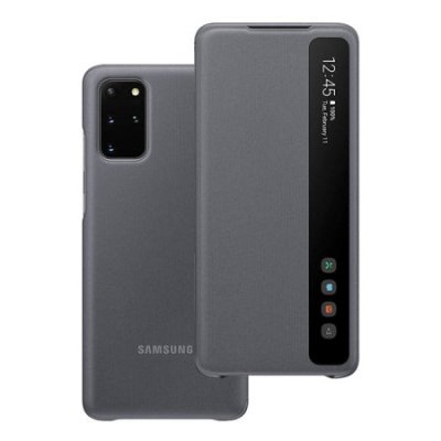 Samsung Galaxy S20 Plus Smart Clear View Fodral - Grå, bild 3