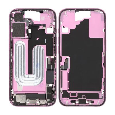 iPhone 16 Mittenram med smådelar - Lila OEM