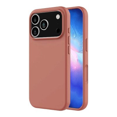 RV Mobilskal Silikon MagSafe för iPhone 17 Pro - Mocka Rosa