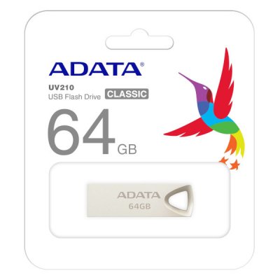 ADATA 64GB USB 2.0 Flash-minne UV210 - Guld, bild 3