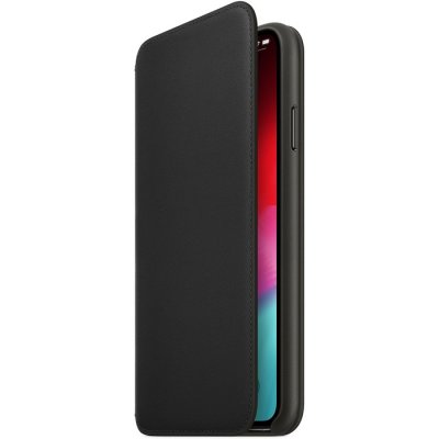 Apple iPhone XS Max Läderfodral Folio Original - Svart