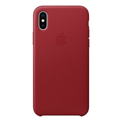 Apple iPhone XS Läderskal (PRODUCT) Original - Röd, bild 2