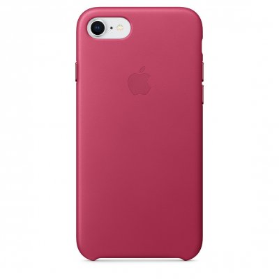 Apple iPhone 8 / 7 / SE 2 Läderskal Original - Pink Fuchsia, bild 3