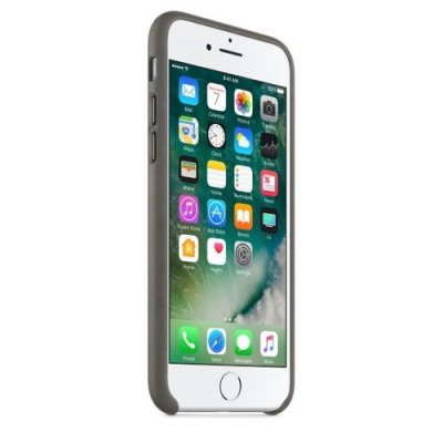 Apple Läderskal för iPhone 8 / 7 - Stormgrå, bild 3