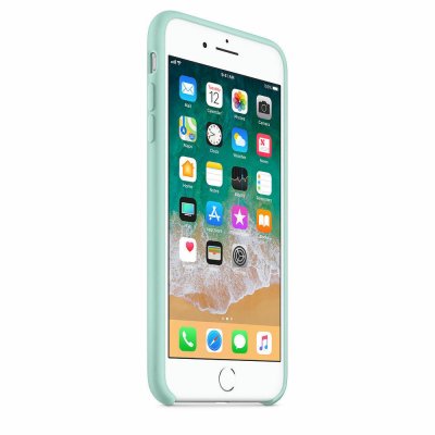 Apple Silikonskal till iPhone 8 Plus / 7 Plus - Marine Green, bild 3