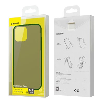 Baseus iPhone 12 / 12 Pro Skal Premium - Frost Grön