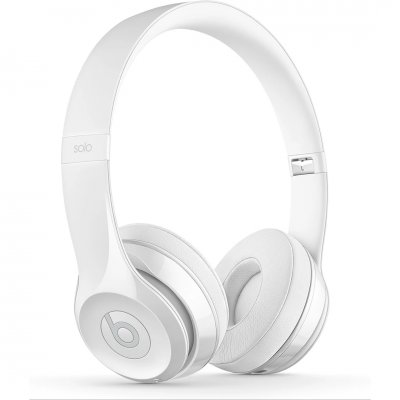 Beats Solo3 Wireless On-Ear Hörlurar - Glansig Vit, bild 3