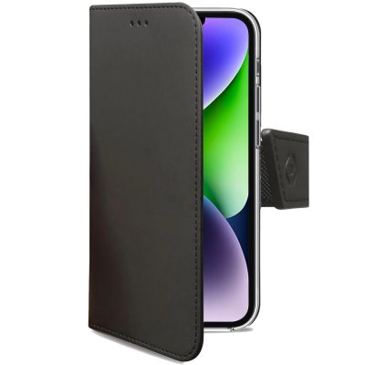 Celly iPhone 14 Plus Plånboksfodral Wally - Svart