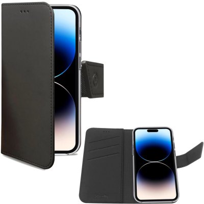 Celly iPhone 14 Pro Plånboksfodral Wally - Svart