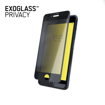 Copter iPhone 8 Plus, 7 Plus, 6 Plus Exoglass 2-Way Privacy Skärmskydd- Vit