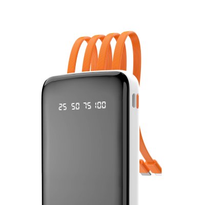 Powerbank 10000mAh USB-A/Type-C/Lightning Dudao K6Pro Universal - Vit