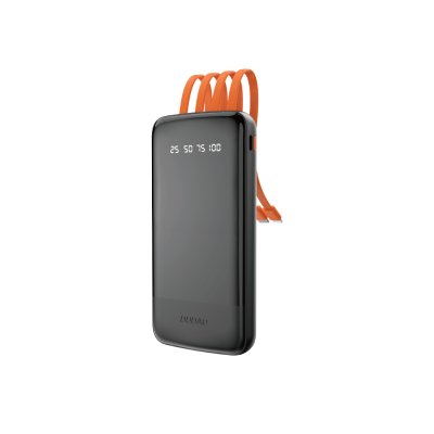 Dudao K6Pro Universal Powerbank 10000mAh USB-A/Type-C/Lightning - Svart
