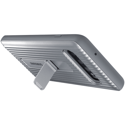 Samsung Galaxy S10 Protective Standing Cover - Silver, bild 2
