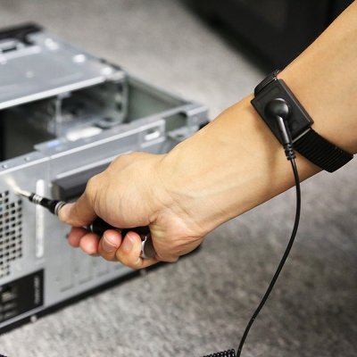 ESD-armband för Montering av Elektroniska komponenter - Svart, bild 4