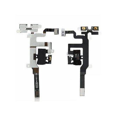 iPhone 4S Hörlursuttag AUX med Flex - Svart
