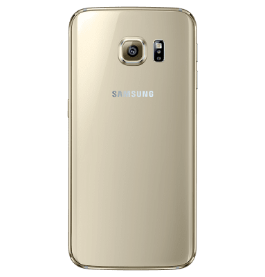 Samsung Galaxy S6 Baksida med tejp - Guld