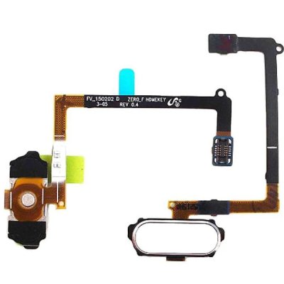 Samsung Galaxy S6 Hemknapp med Flex i Vit