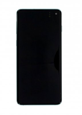 Samsung Galaxy S10 Skärm Original AMOLED Display Glas - Grön, bild 2