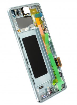 Samsung Galaxy S10 Skärm Original AMOLED Display Glas - Grön, bild 5